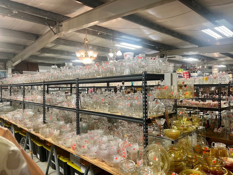 Glassware, Dishes, and Kitchen Treasures