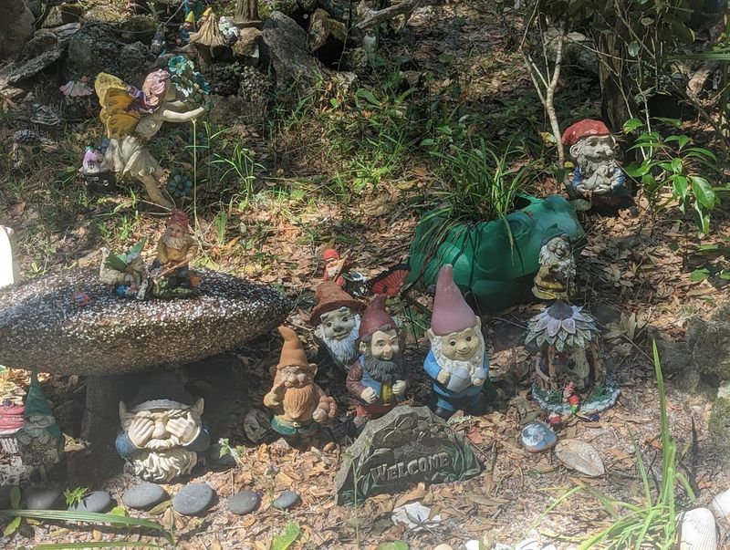Gnomes and Fairies Hidden Throughout the Trail