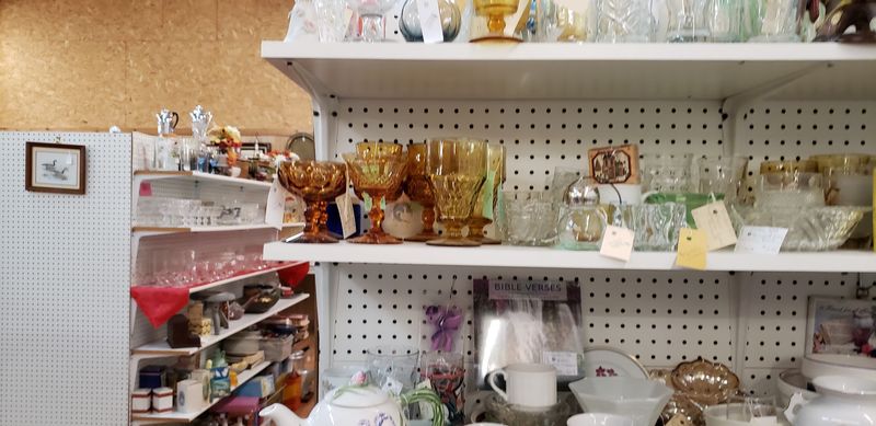 Gorgeous Glassware and Milk Glass Finds