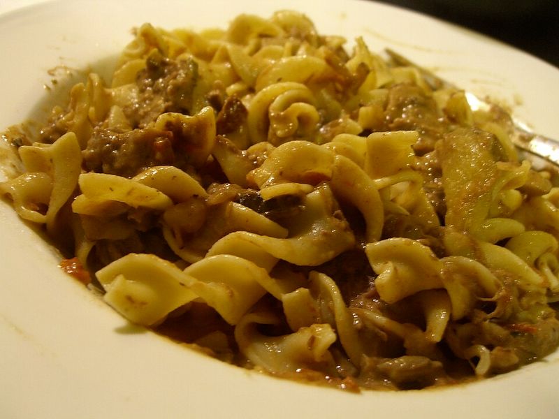 Ground Beef Stroganoff