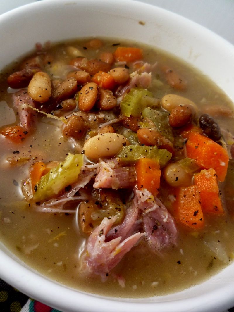 Ham and beans
