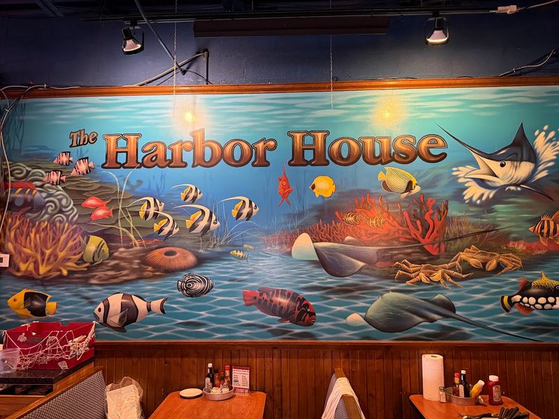 Hand-Painted Reef Fish Murals That Set the Mood Before You Even Sit Down
