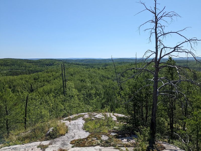 Hiking Trails Through Wetlands, Woods, and Rocky Outlooks