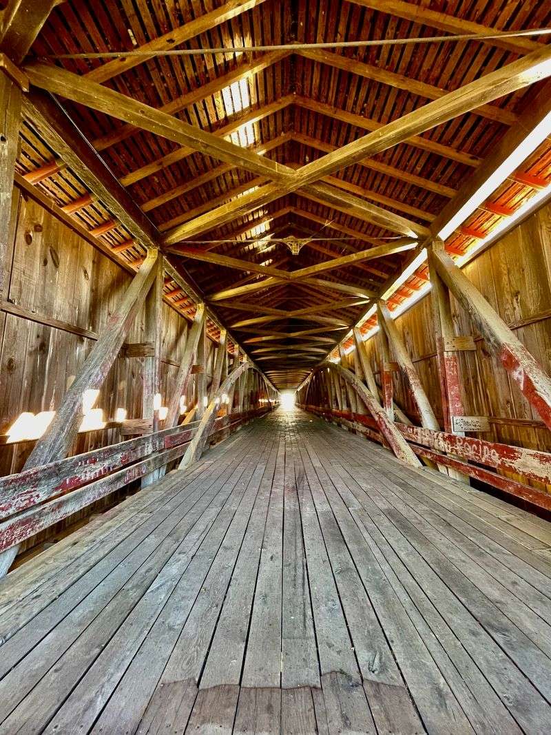 Historic Medora Covered Bridge - Vallonia, Indiana