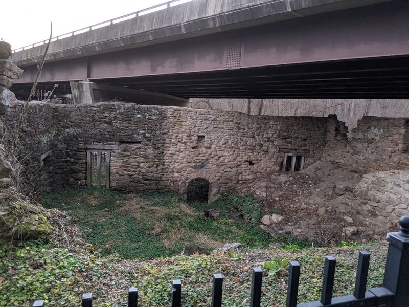 Historic Mill Ruins on the Property