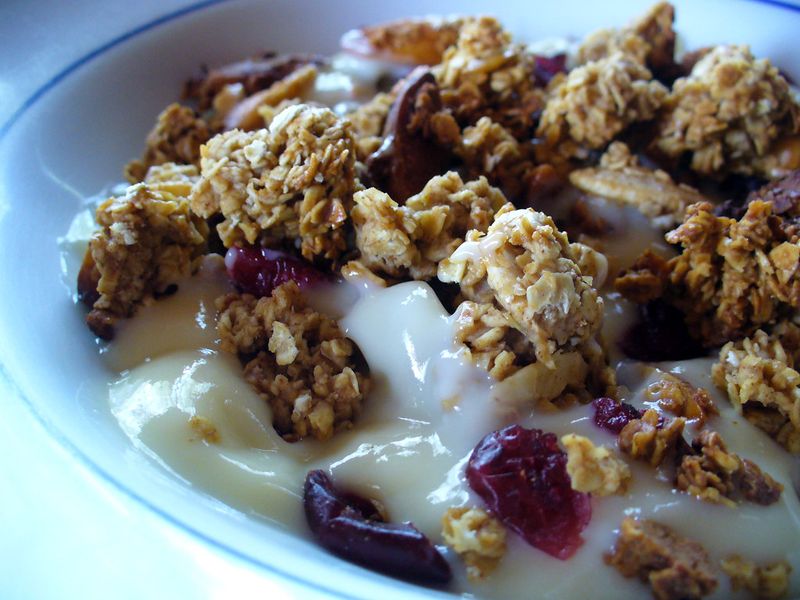 Homemade Granola With Yogurt