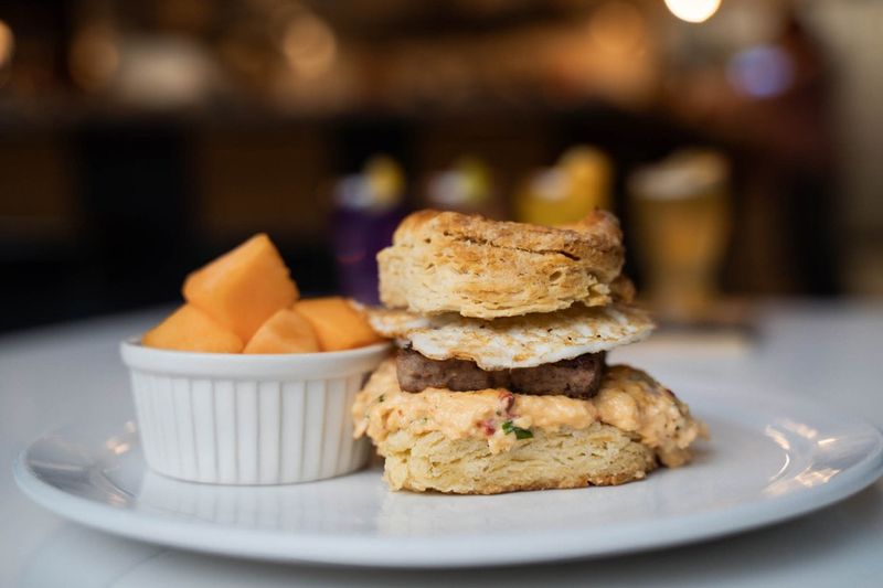 Homemade Turkey Sausage and Honey Biscuit Sandwich Homemade Turkey Sausage and Honey Biscuit Sandwich