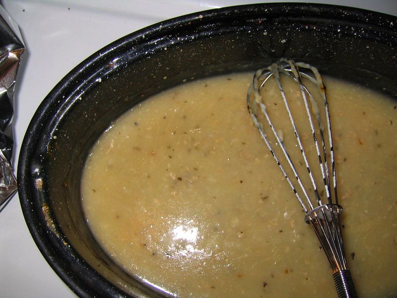 Homemade gravy