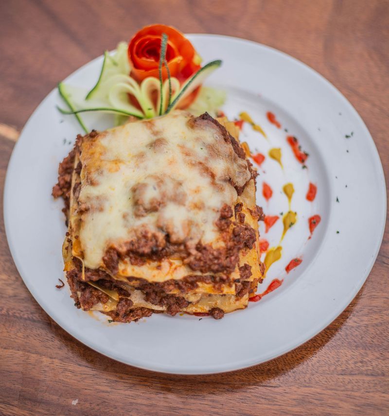 Homemade lasagna