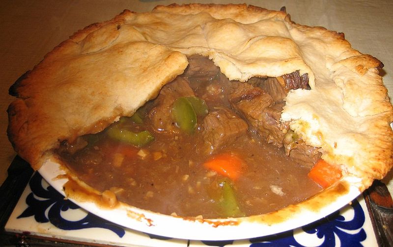 Homemade meat pies