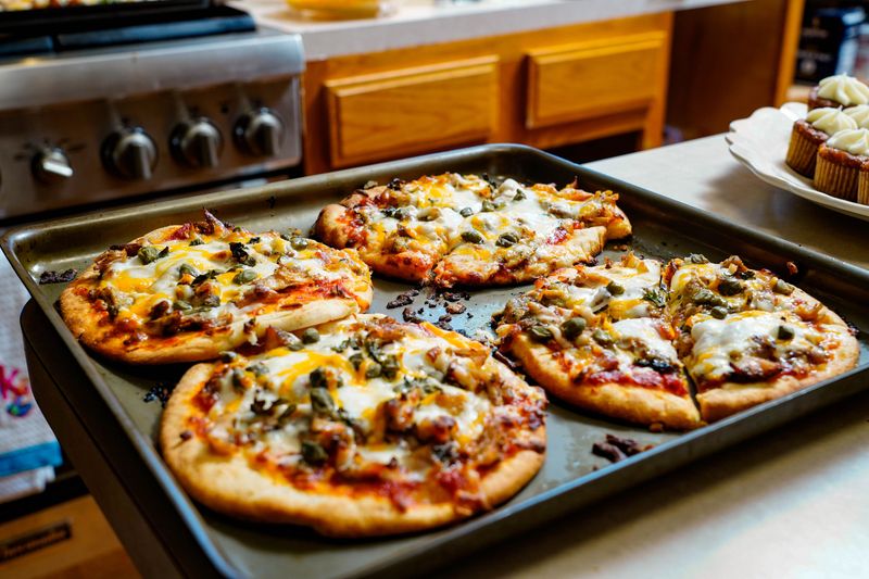 Homemade pizza Homemade pizza