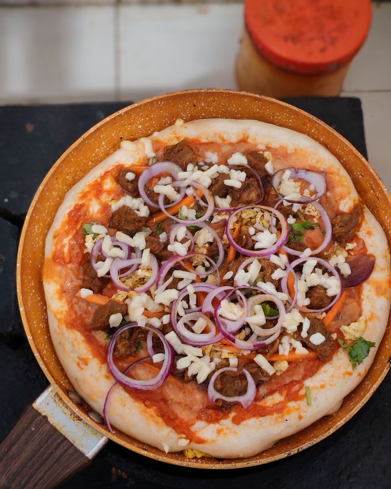 Homemade pizza