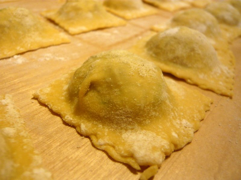 Homemade ravioli Homemade ravioli