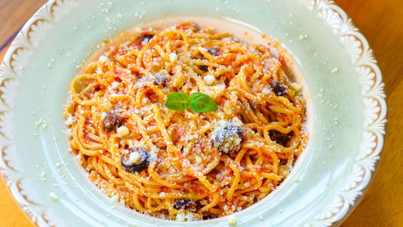 Homemade spaghetti Homemade spaghetti
