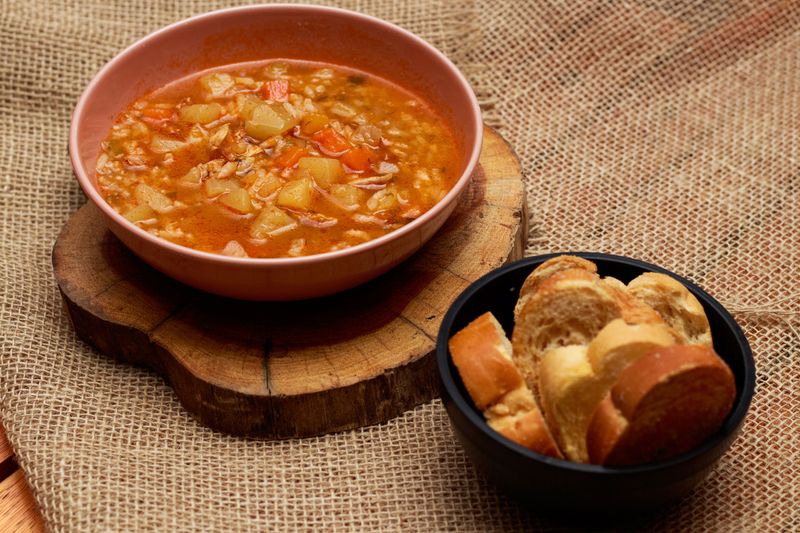 Homemade vegetable soup Homemade vegetable soup