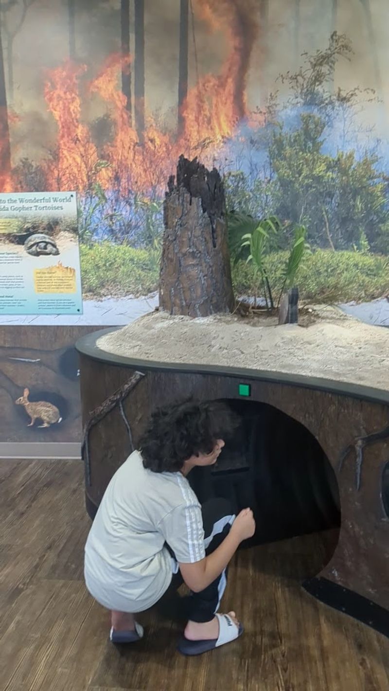 Indoor Exhibits, a Gift Shop, and Educational Displays