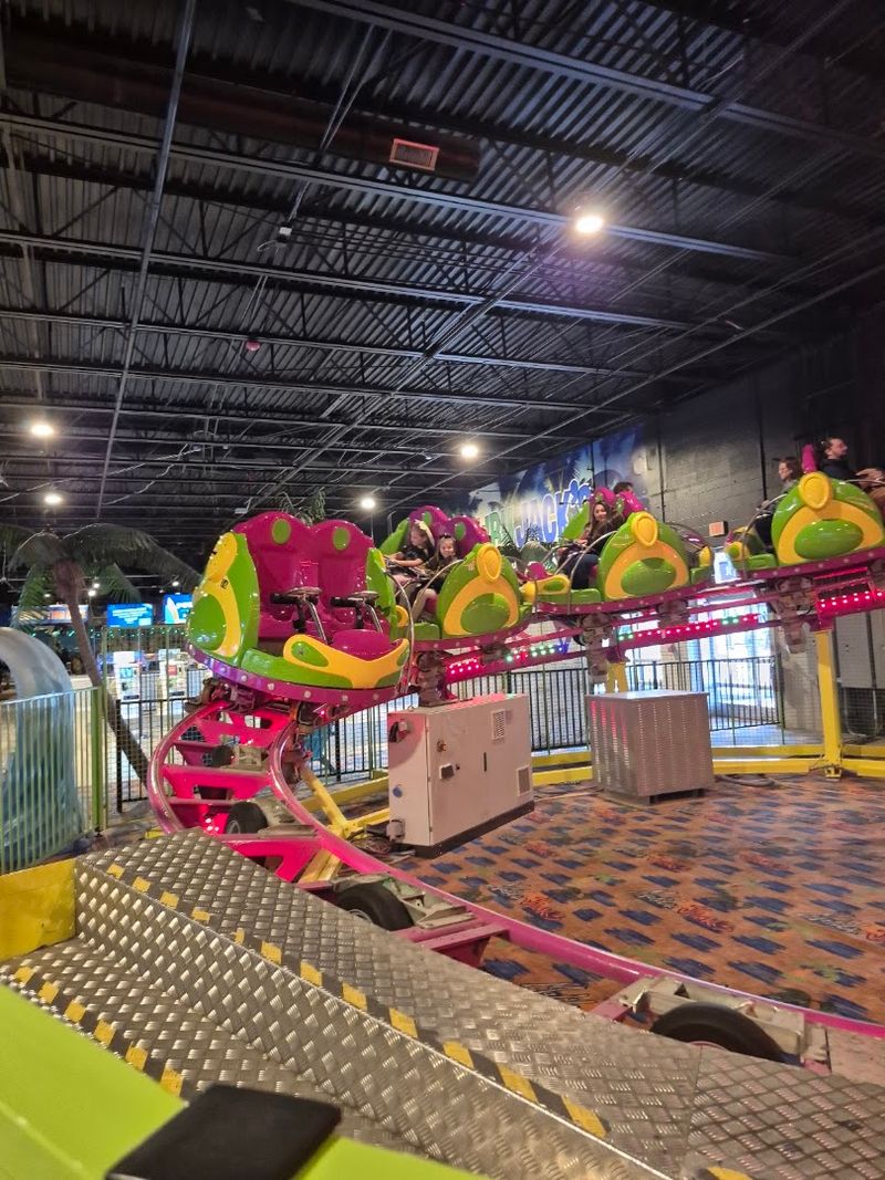 Indoor Roller Coasters and Carnival-Style Rides the Whole Family Enjoys