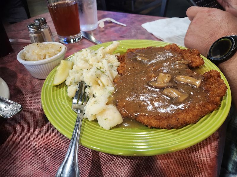 Jager Schnitzel with Rich Mushroom Sauce