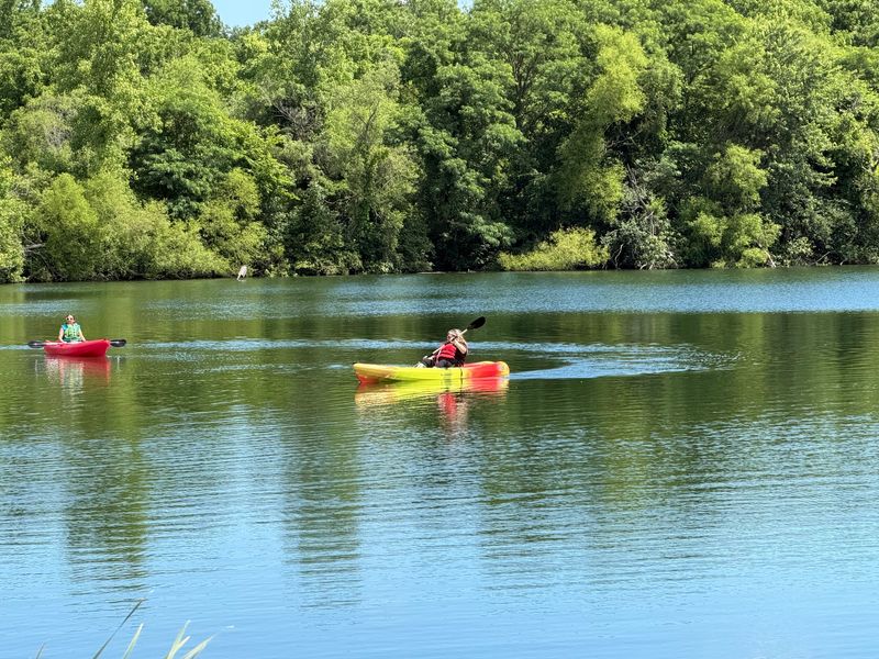 Kayaking on the Scenic Pond