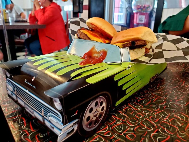 Kids' Meals Served in a Miniature Car