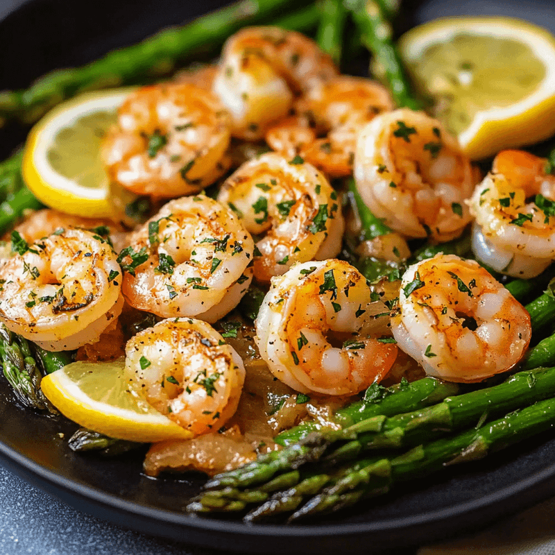 Lemon Herb Shrimp and Asparagus Lemon Herb Shrimp and Asparagus