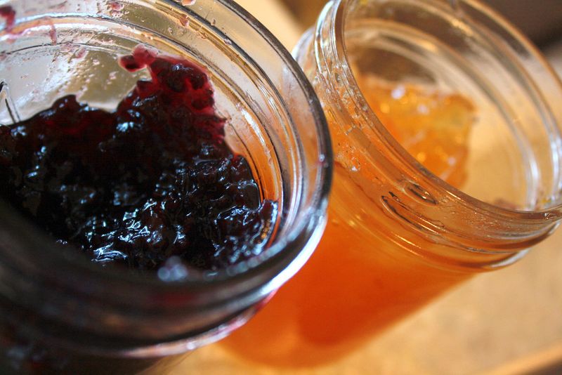 Making homemade jam Making homemade jam