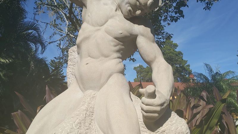 Man Carving Himself Out of Stone — The Sculpture That Stops Everyone Man Carving Himself Out of Stone — The Sculpture That Stops Everyone