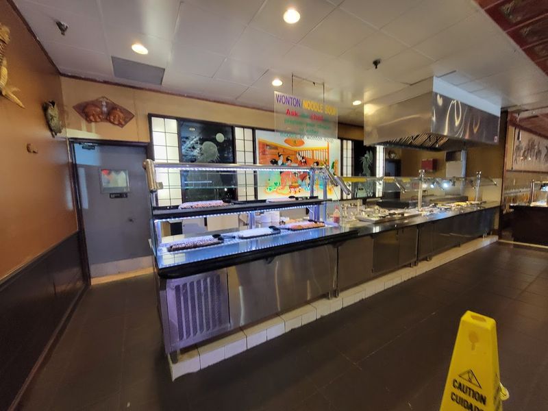 Massive Buffet Spread Covering Multiple Cuisines