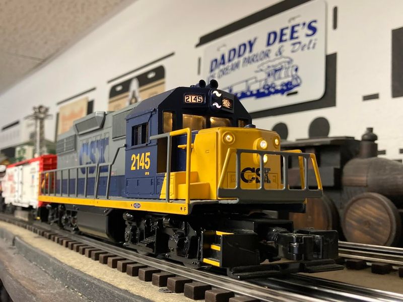 Model Trains Running Overhead — A Ceiling Like No Other