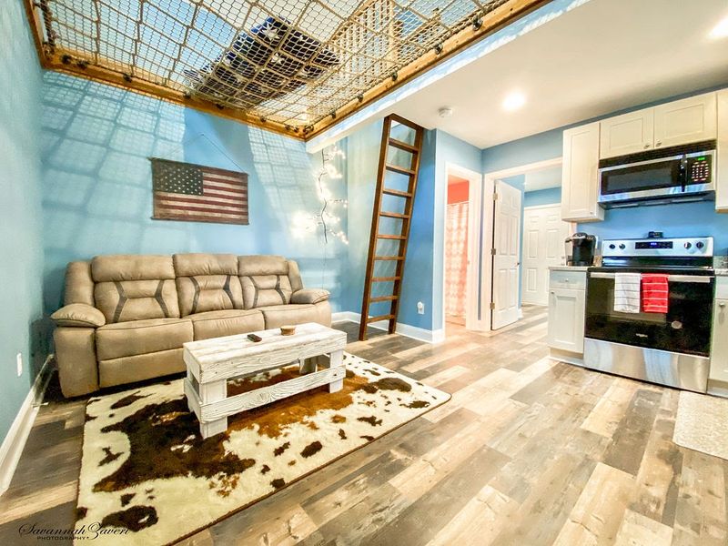 Modern Comforts Inside a Rustic Shell Modern Comforts Inside a Rustic Shell