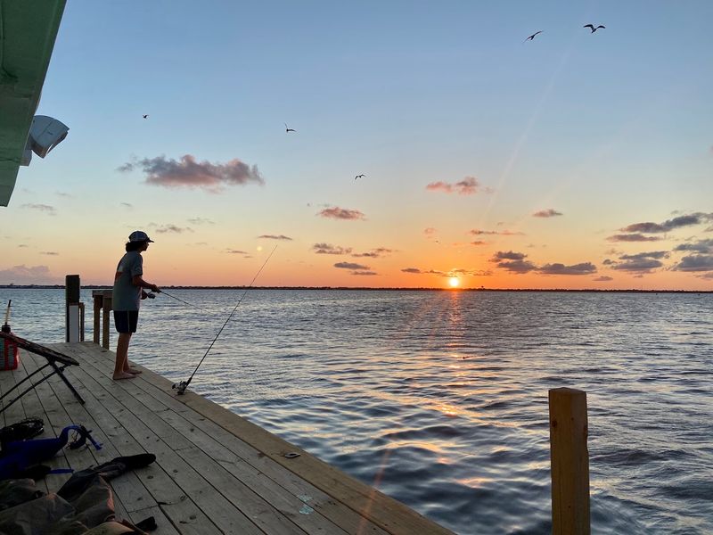 Morning Fishing Right Outside Your Cabin Door Morning Fishing Right Outside Your Cabin Door