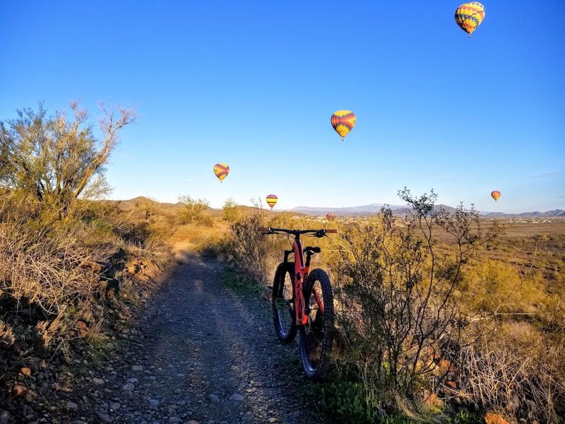 Mountain Biking Through Stunning Desert Scenery