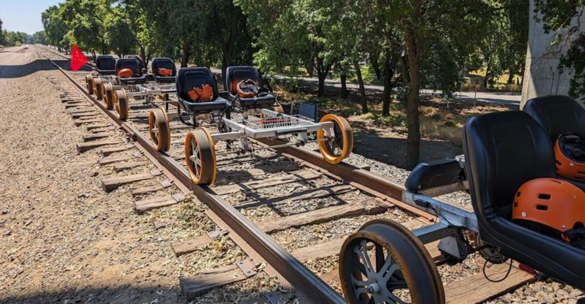 One Of California’s Most Unforgettable Rail Biking Adventures Is Waiting For You