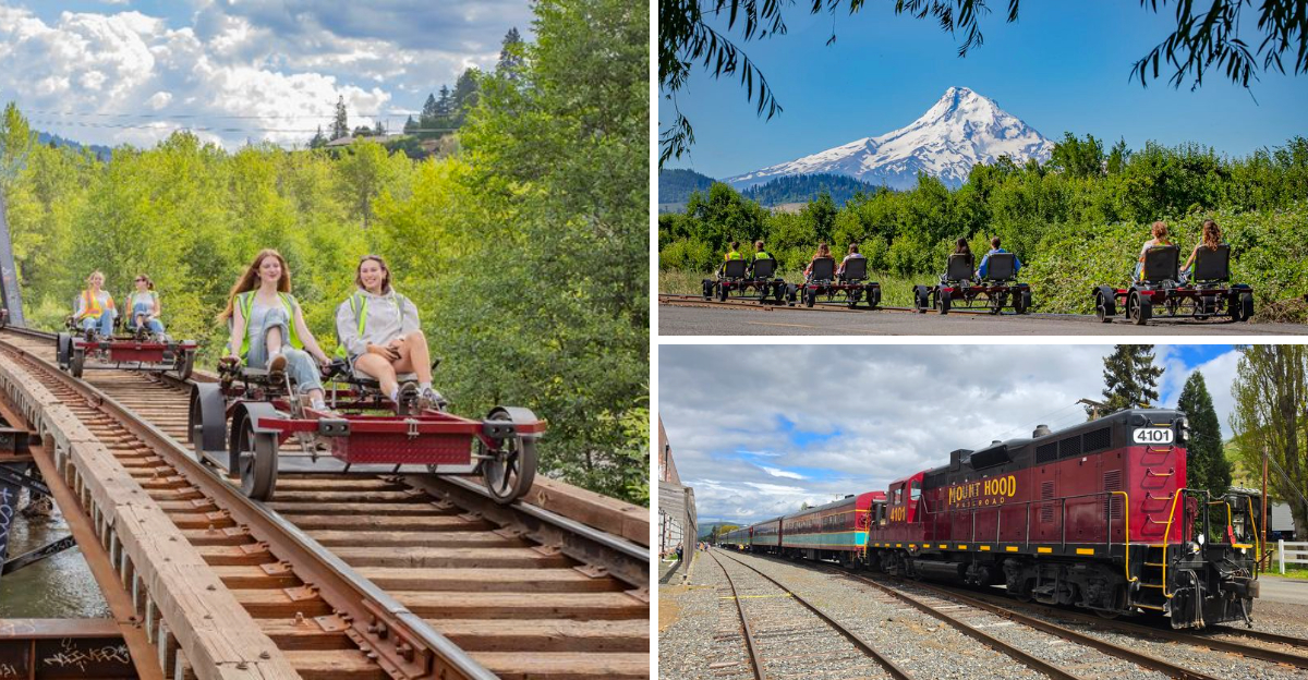 One Of Oregon’s Most Unforgettable Rail Biking Adventures Is Waiting For You