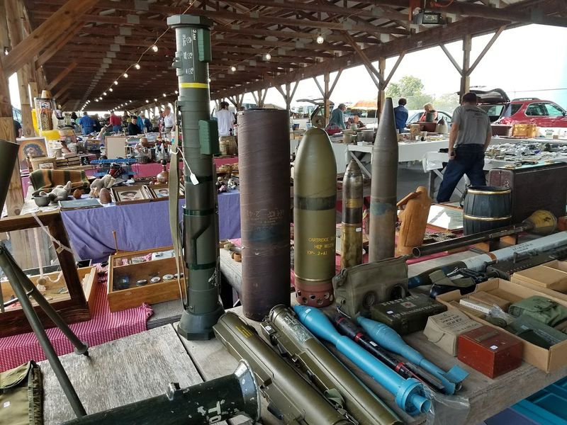 Outdoor Flea Market That Stretches On and On