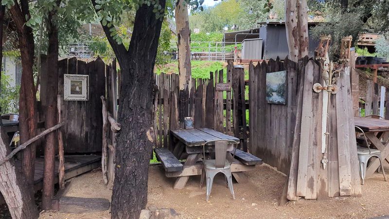 Outdoor Seating With Rustic Canyon Charm