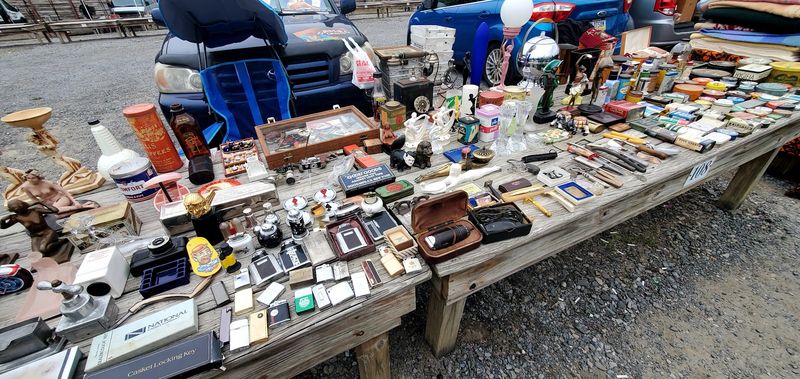 Outdoor Vendor Rows That Seem to Go On Forever