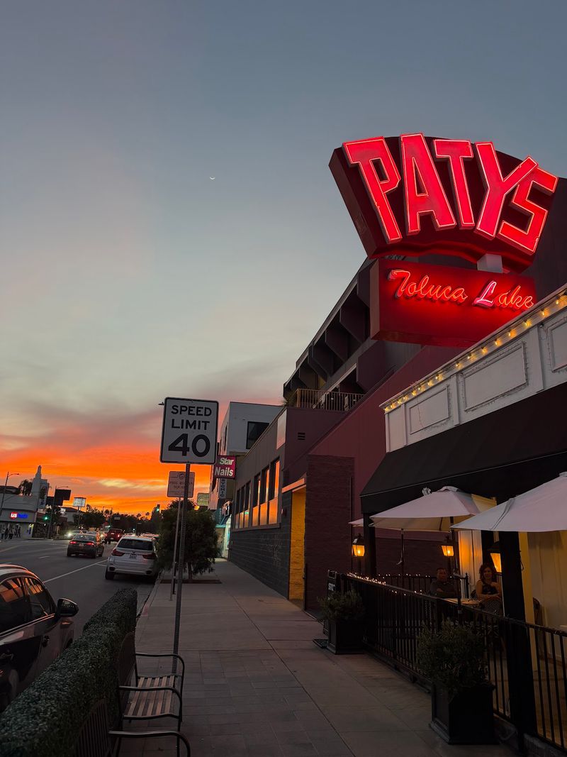 Patys Restaurant - Toluca Lake, California Patys Restaurant - Toluca Lake, California