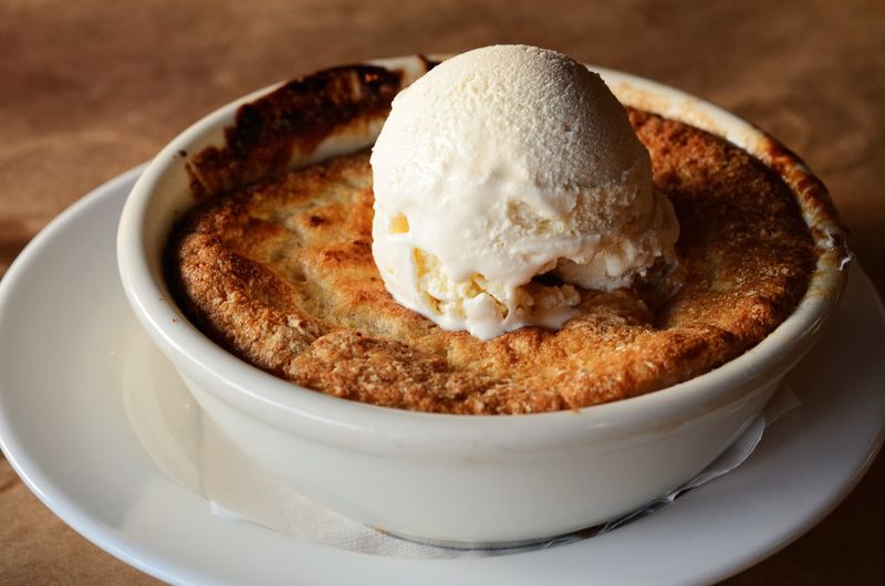 Peach cobbler