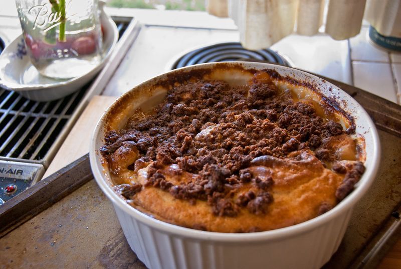 Peach cobbler