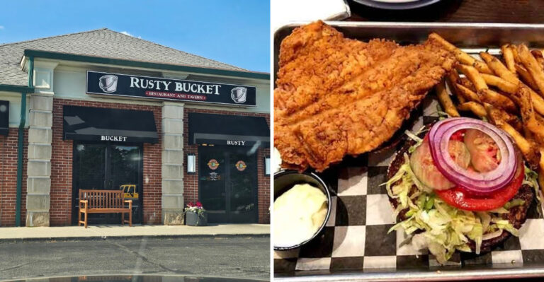 People Drive For Miles Just To Order The Famous Pork Tenderloin Sandwich At This Indiana Roadside Eatery