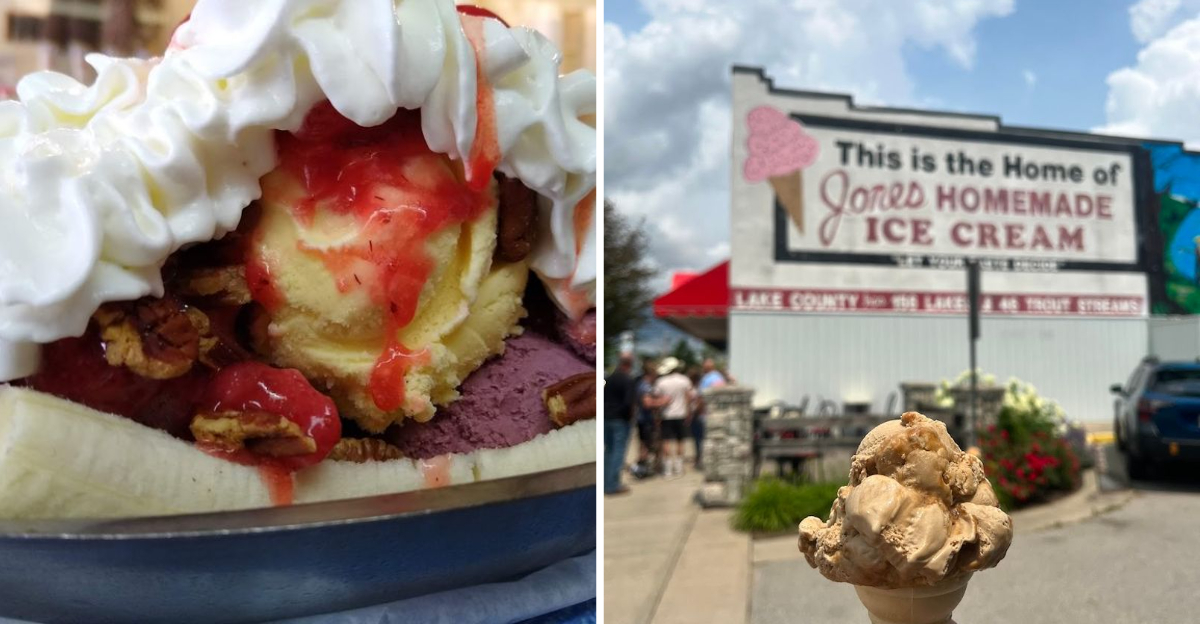 People Travel For Hours To Try The Incredible Banana Split At This Michigan Ice Cream Shop