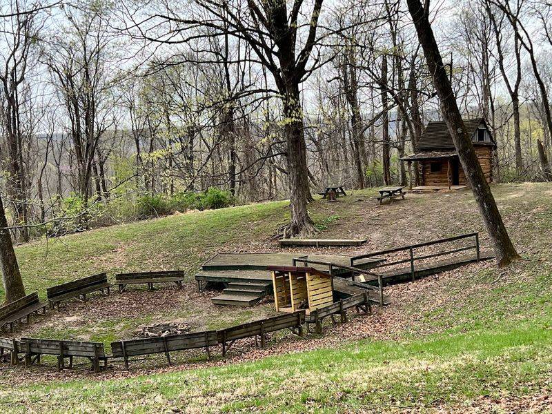 Picnic Shelter and Open Spaces at the Summit