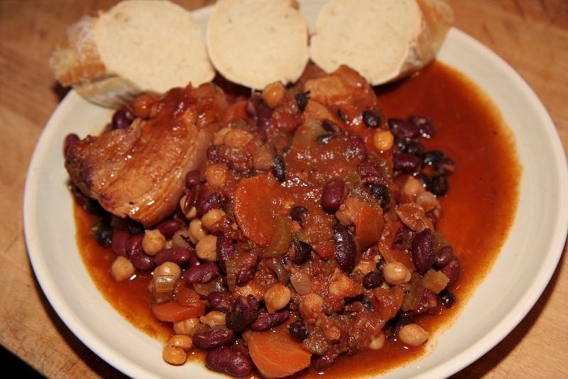 Pork hocks and beans Pork hocks and beans