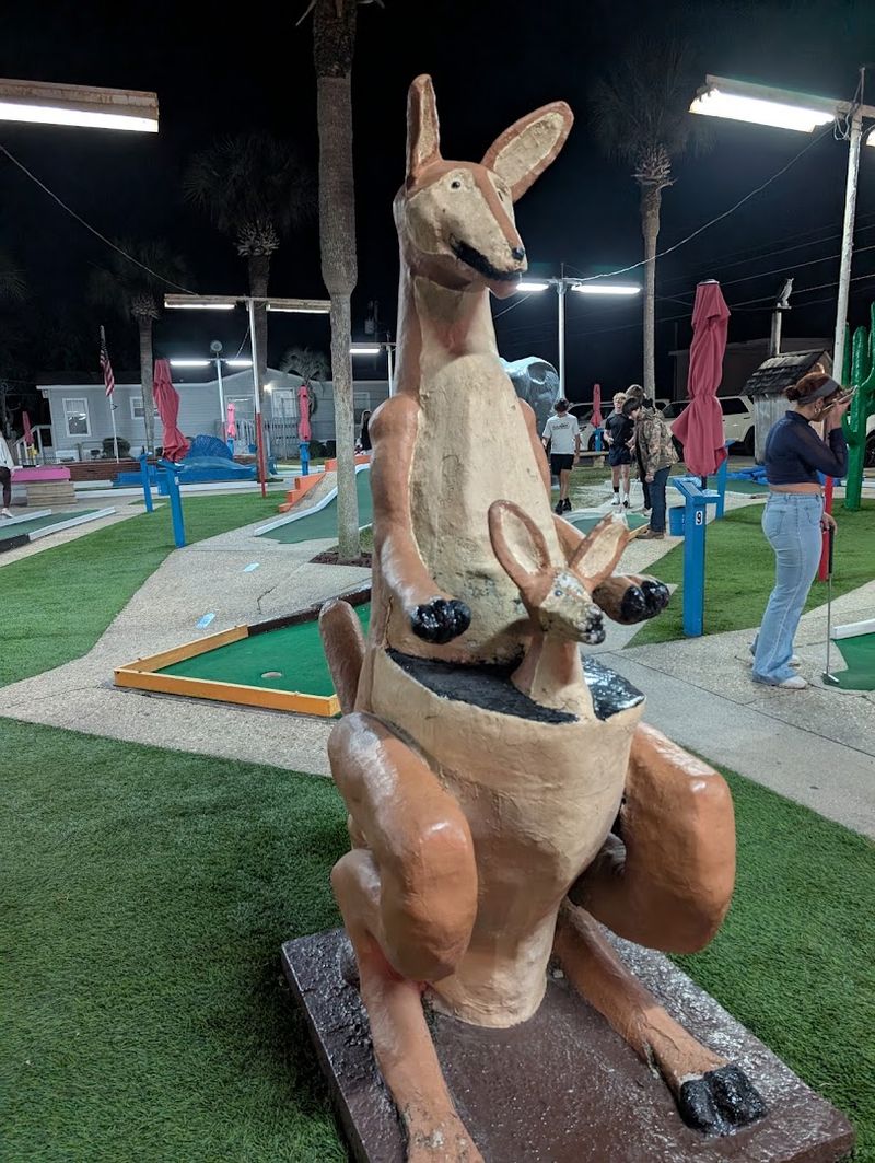 Quirky Animal-Themed Statues Scattered Throughout the Course Quirky Animal-Themed Statues Scattered Throughout the Course