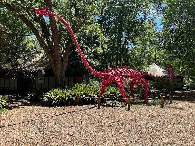 Recycled Metal Dinosaur Sculptures