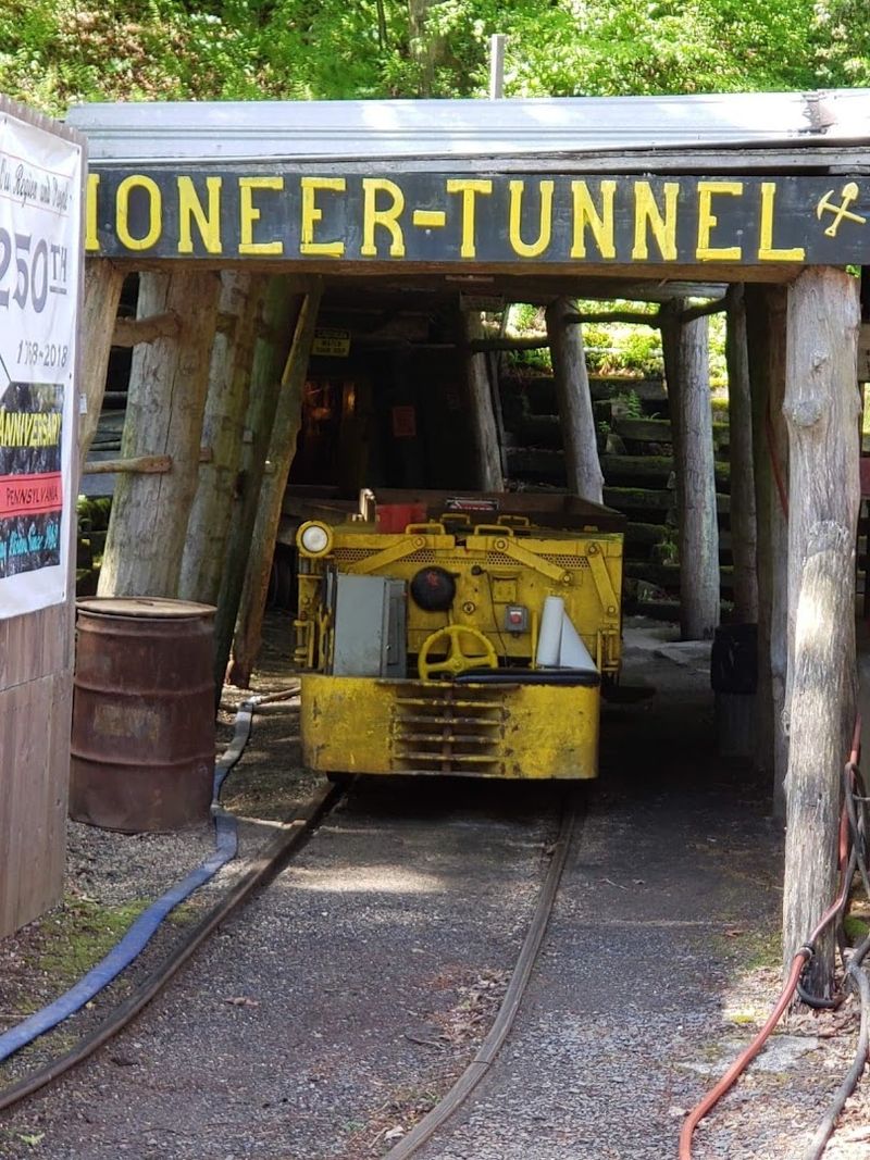 Riding a Real Electric Mine Car Underground