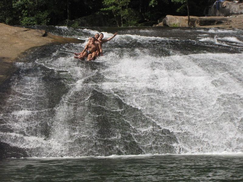 Riding the Natural Waterslide