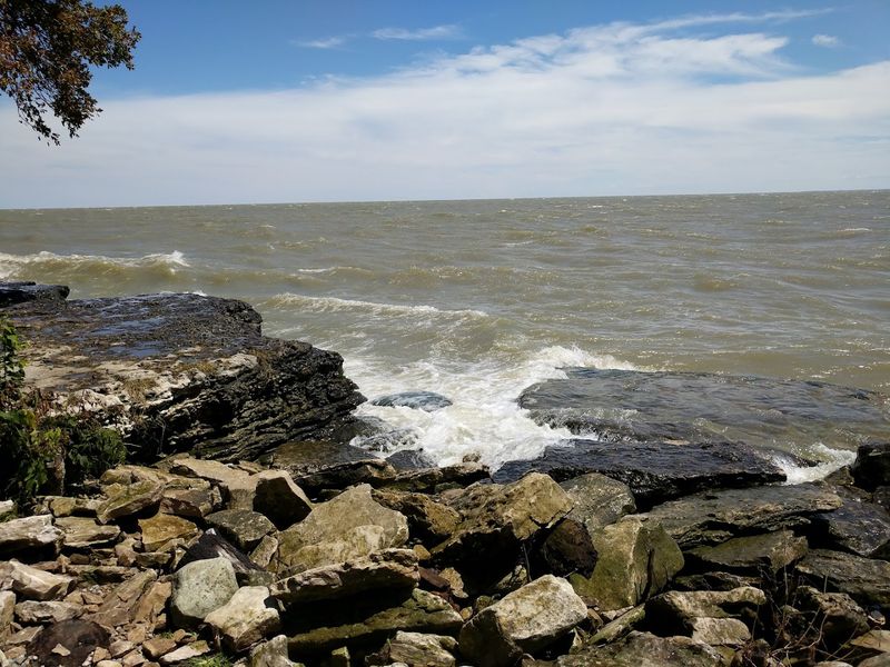 Rock Walking Along the Lake Erie Shoreline Rock Walking Along the Lake Erie Shoreline