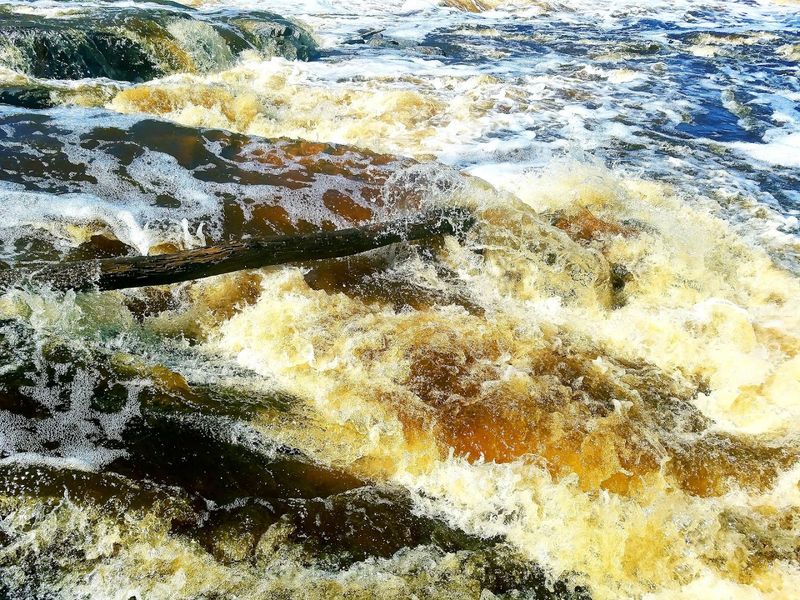 Rushing Waters at the Falls Itself